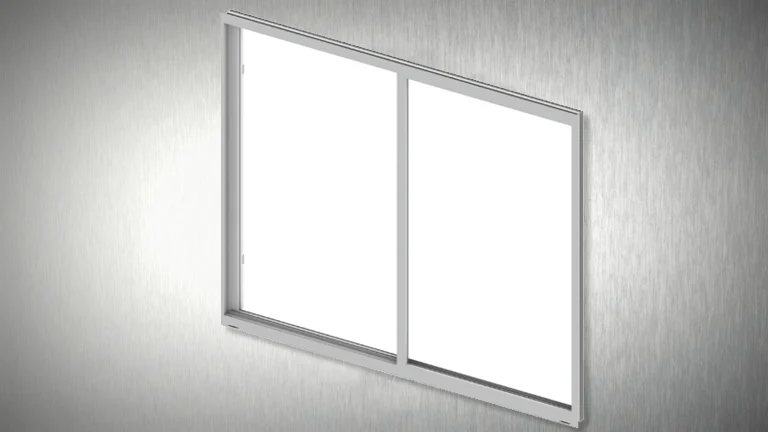 Ventana coorediza en aluminio
