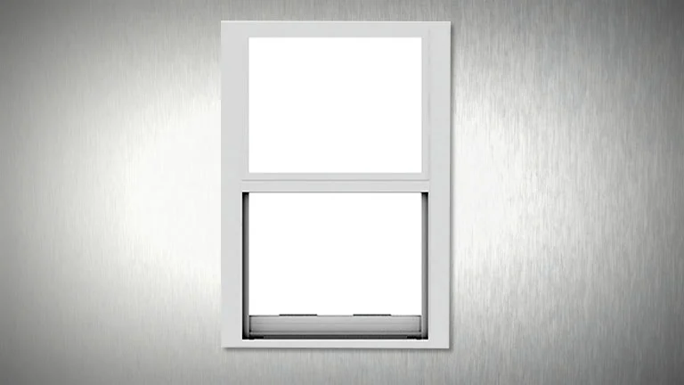 Ventana gillotina en aluminio